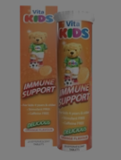 Vita Kids Immune Support Effervescent Tablets 20s Strawberry/Orange - 2 PACK