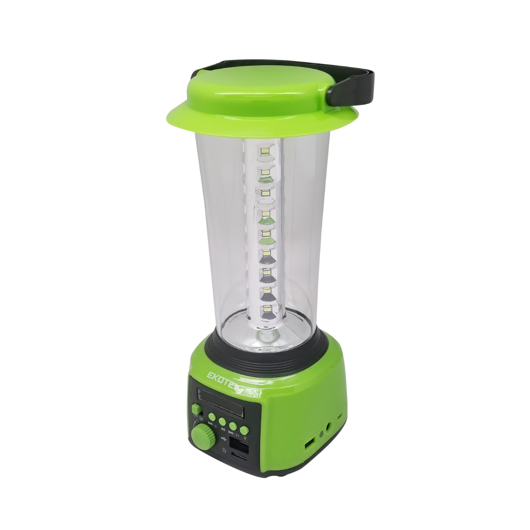 EKOTEK - EKO Plus Rechargeable Solar Lantern with MP3 Player