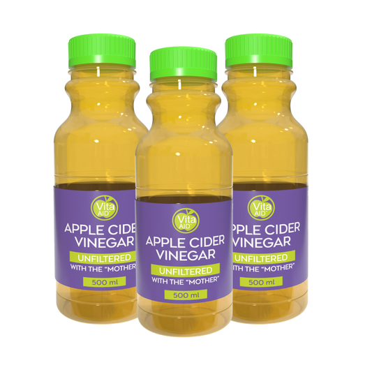 Vita-Aid™ Apple Cider Vinegar with Mother 500ml 3 PACK
