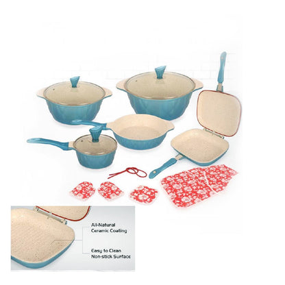 Balzano IMAGINATION 8pc DIE-CAST ALUMINUM COOKWARE