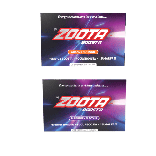 Zoota Boosta Effervescent Tablets Orange 20s - 2 PACK