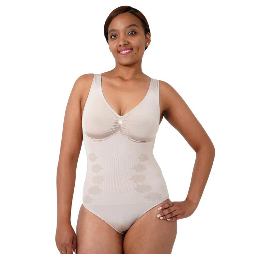 Vercella Vita® - Medium Control Bodysuit with Rose Detail