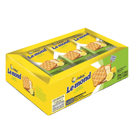 JULIES LEMOND LEMON PUFF SANDWICH 204g