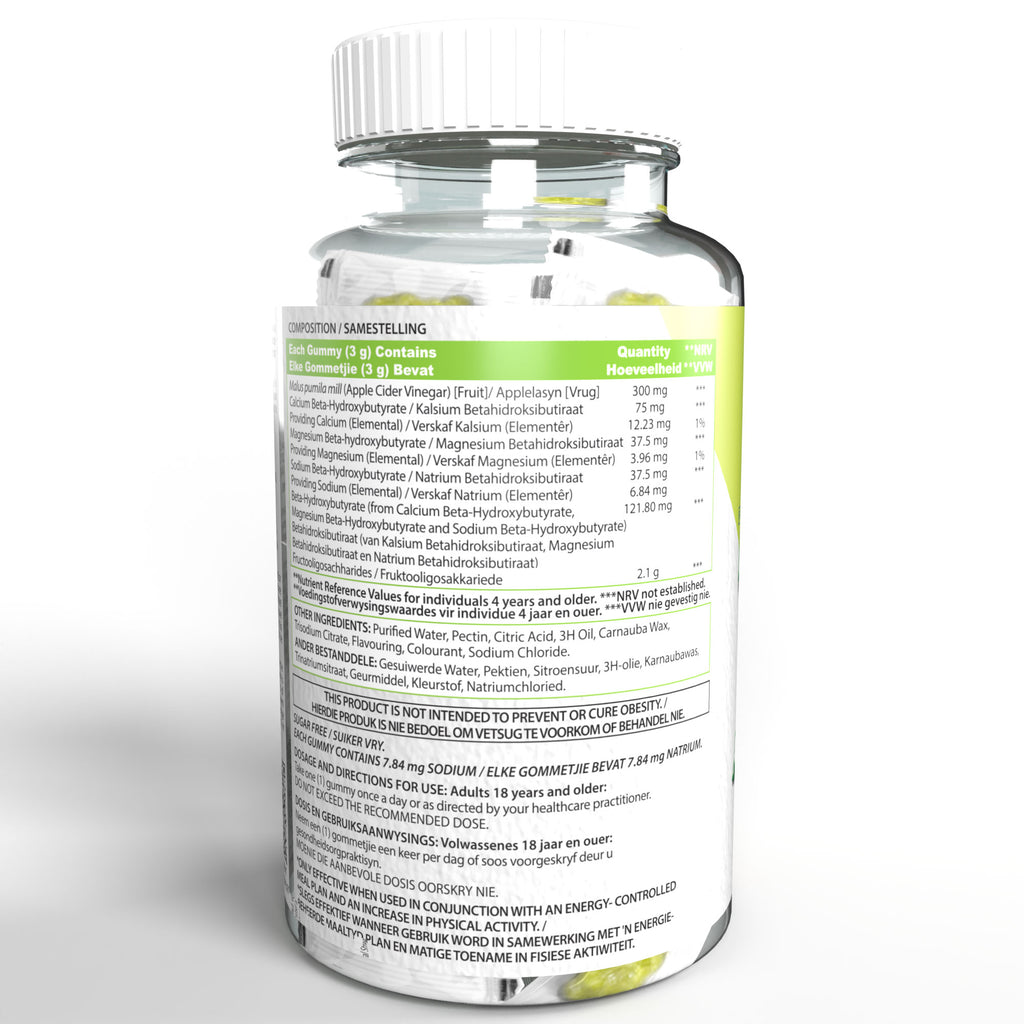 Keto Life™ Keto BHB Gummies + Apple Cider Vinegar (2 bottles)