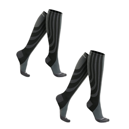 Sankom Patent Light Socks- Black & Grey