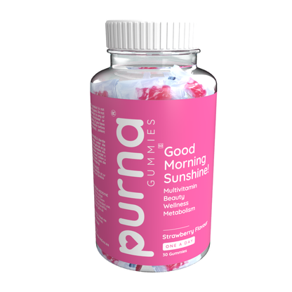Vita-Aid™ Purna Good Morning Sunshine Multivitamin Strawberry flavour Gummies 30s