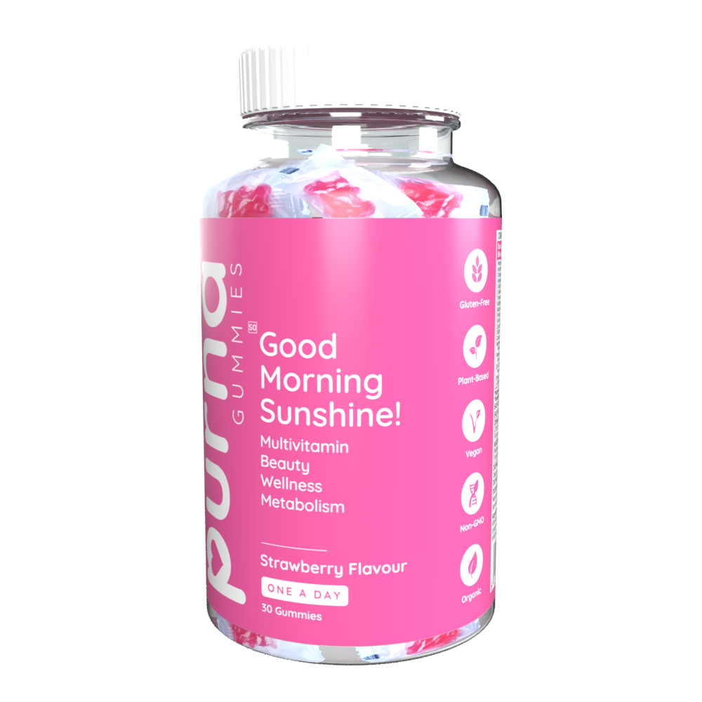 Vita-Aid™ Purna Good Morning Sunshine Multivitamin Strawberry flavour Gummies 30s