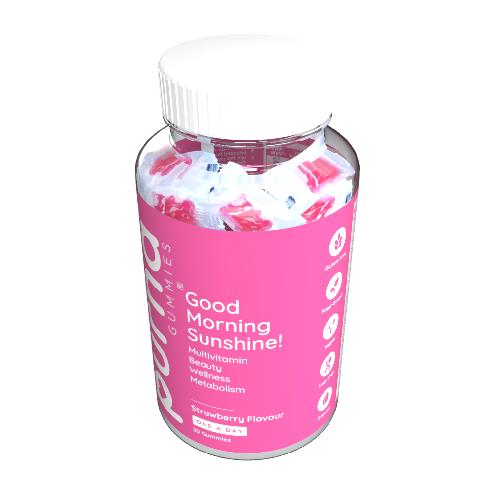 Vita-Aid™ Purna Good Morning Sunshine Multivitamin Strawberry flavour Gummies 30s