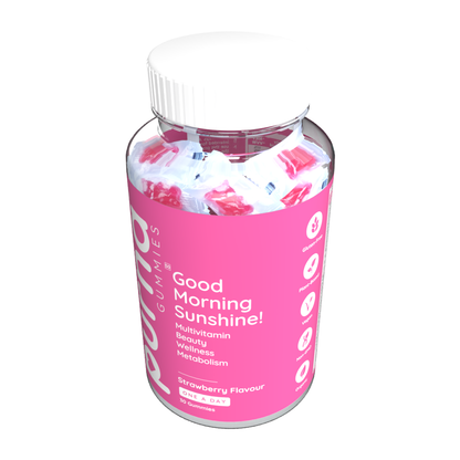 Vita-Aid™ Purna Good Morning Sunshine Multivitamin Strawberry flavour Gummies 30s