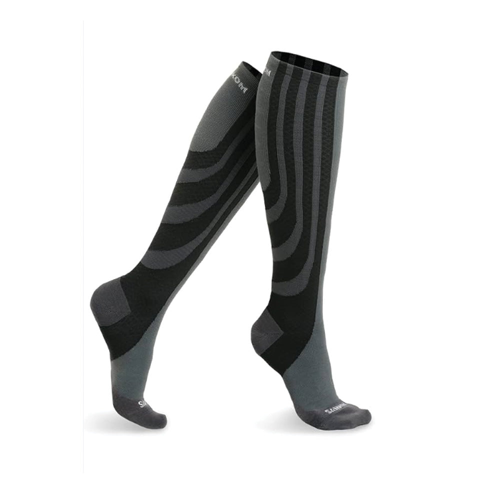 Sankom Patent Light Socks- Black & Grey