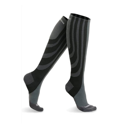 Sankom Patent Light Socks- Black & Grey