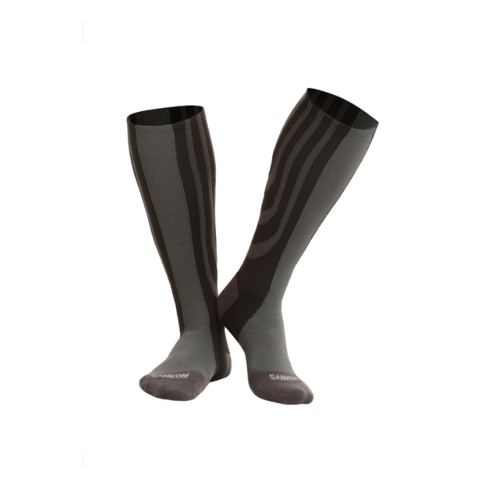 Sankom Patent Light Socks-(2 Pair Deal) Black or Grey