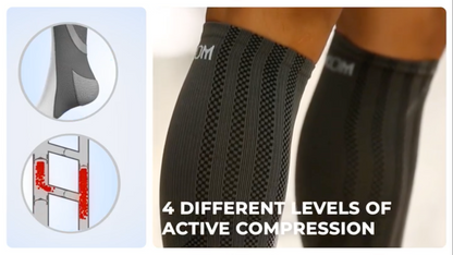 Sankom Patent Light Socks-(2 Pair Deal) Black or Grey