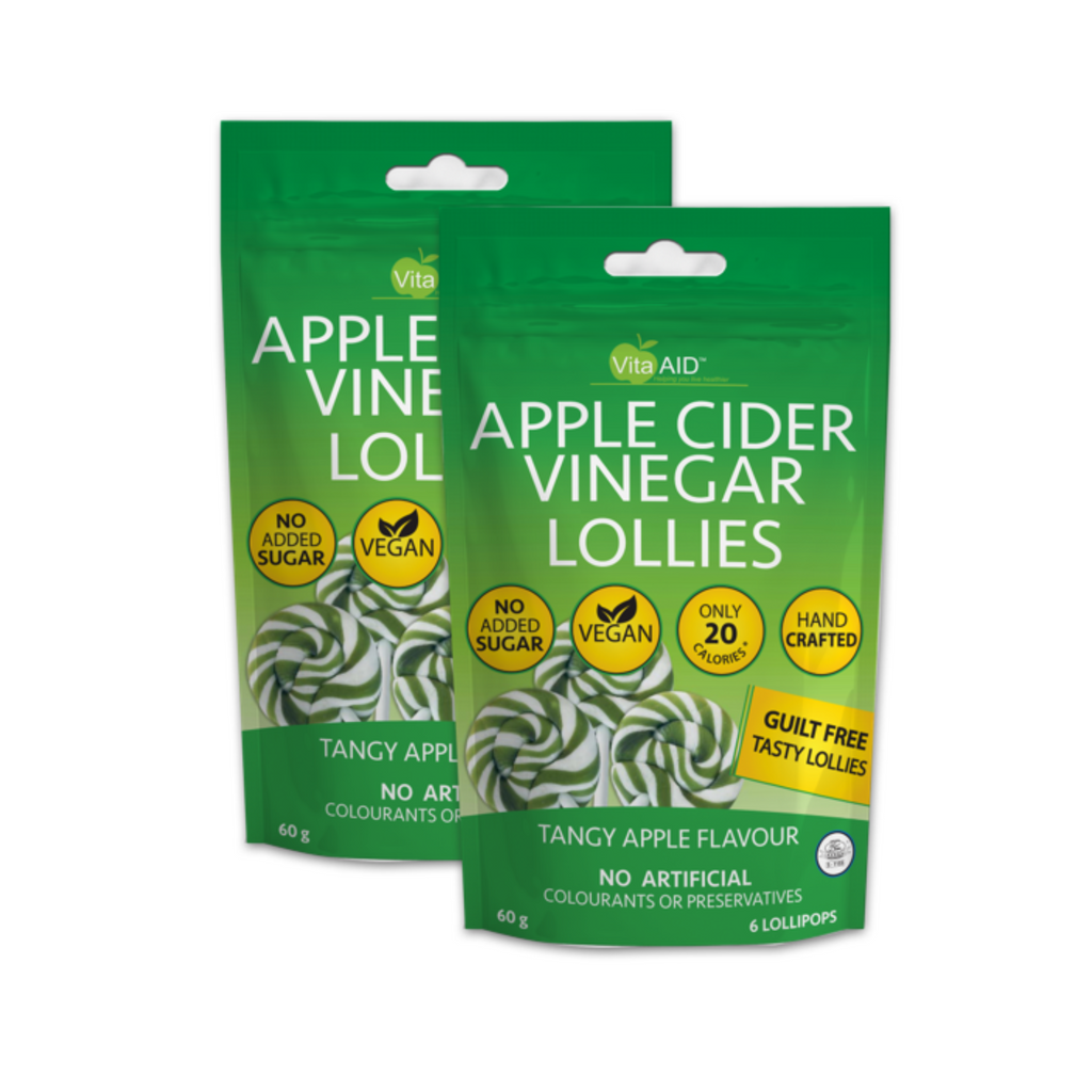 Vita-Aid™ Apple Cider Vinegar Lollies - 2 PACK BUNDLE