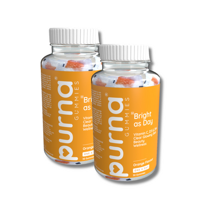 Vita-Aid™ Purna Bright as Day Vitamin C, D3 & Zinc Gummies 30s - 2 PACK
