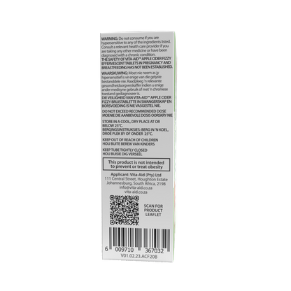 Vita-Aid™ Apple Cider Vinegar Fizzy 20s