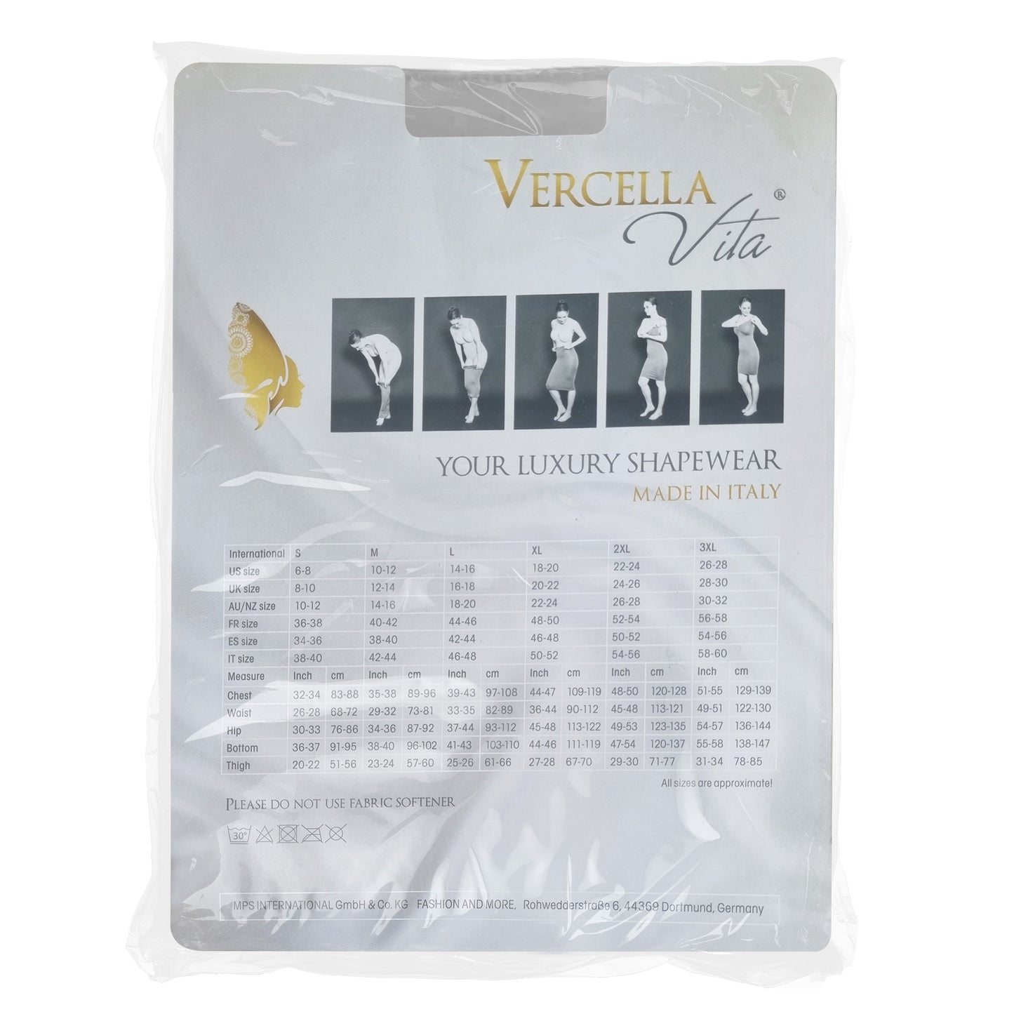 Vercella Vita® - Medium Control Cami with Butterfly Detail