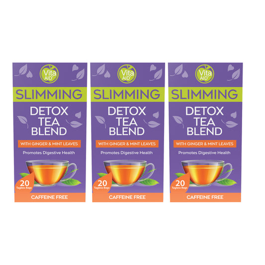 Vita-Aid Detox Tea - 20 Teabags - 3 PACK BUNDLE