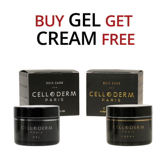 Celloderm Paris Gel 50ml & FREE Cream 50ml BUY ONE SET GET ONE SET FREE