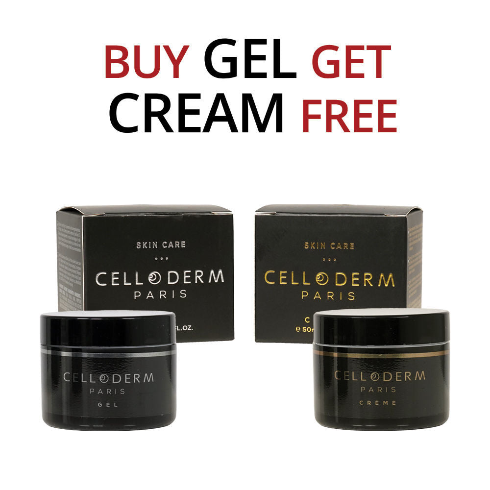 Celloderm Paris Gel 50ml & FREE Cream 50ml