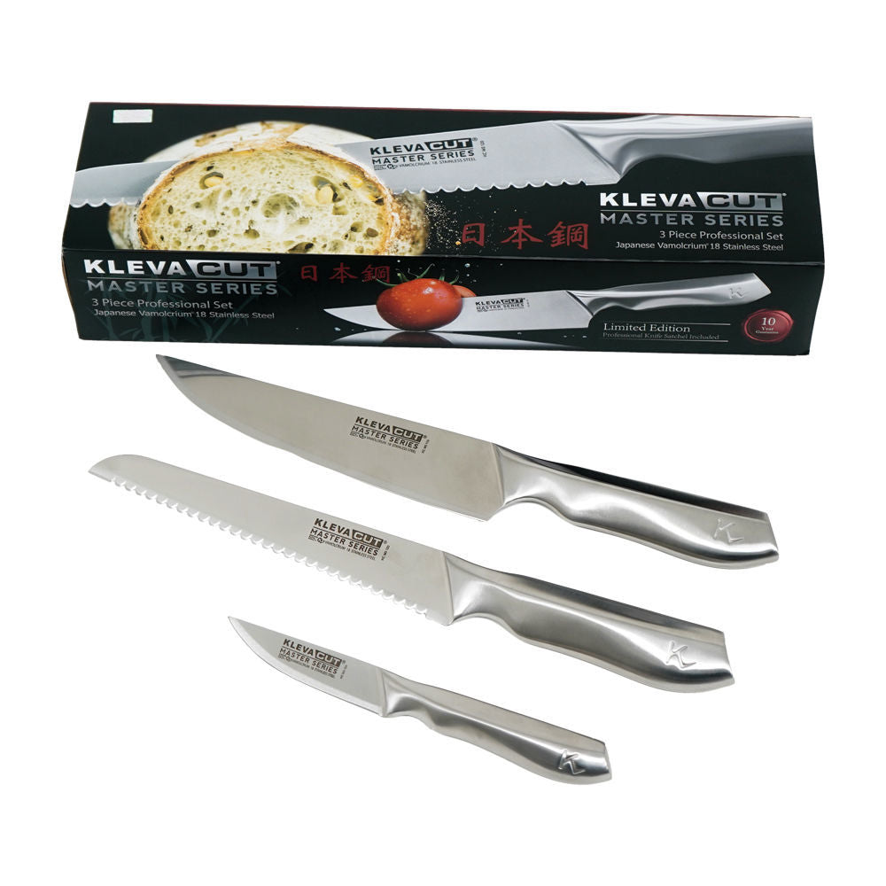 Kleva Range Kleva Cut Master Series 3 Piece Professional Knife Set