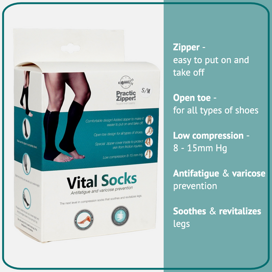 Vital Socks (2 Pairs)-2XL/3XL