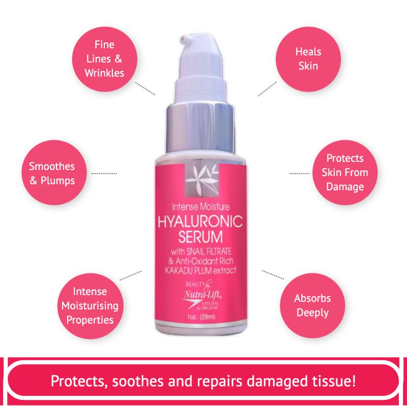 Nutra-Lift® Hyaluronic Serum with Snail Filtrate Kakadu Plum & Baobab 29ml