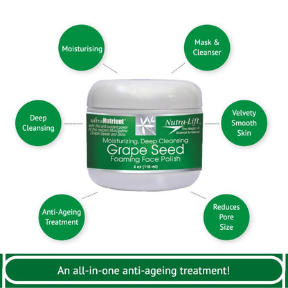Nutra-Lift® Grape Seed Foaming Face Polish 118ml