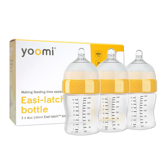 Yoomi 240ml Easi-Latch Bottle Triple Pack