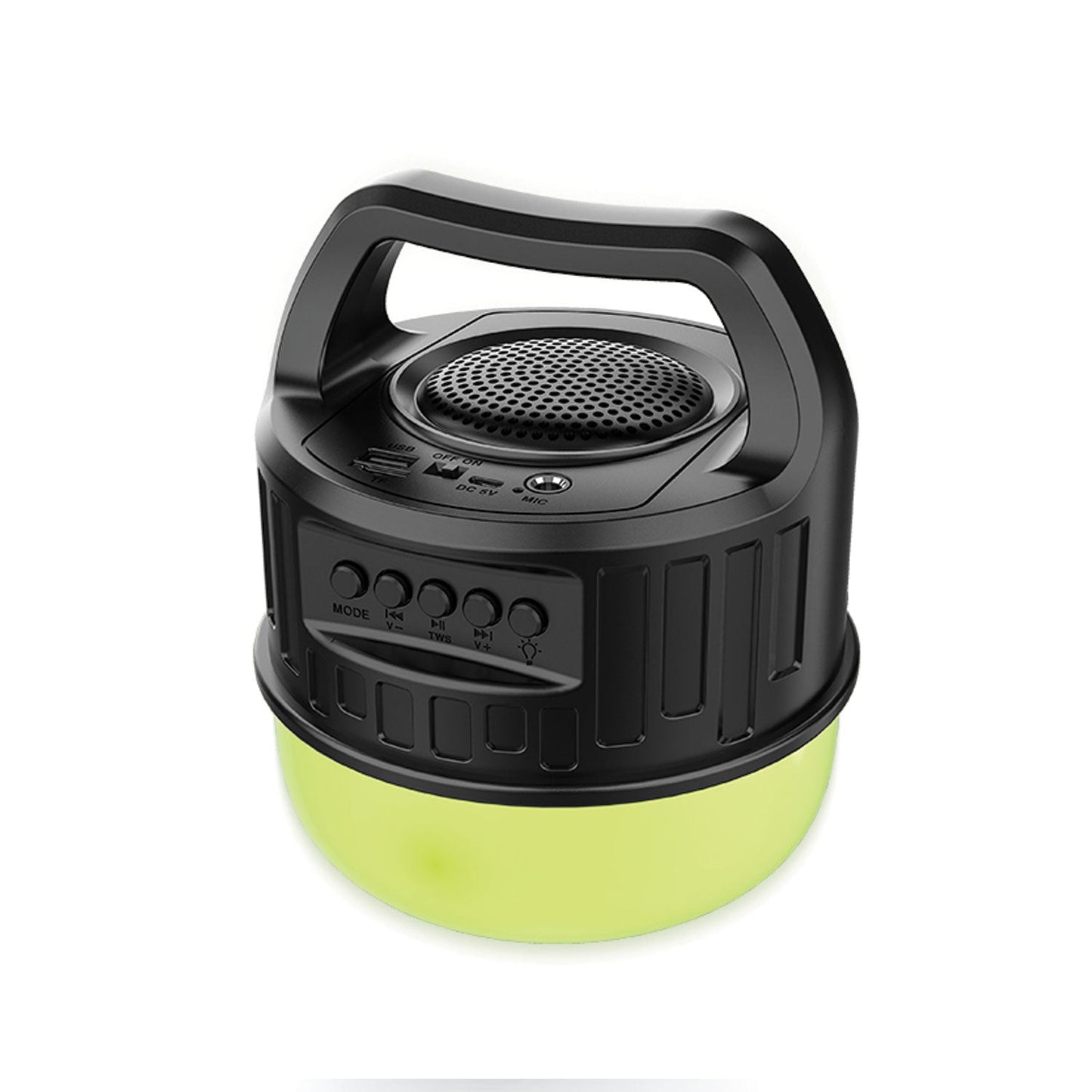 EKOTEK Rechargeable Boombox with Subwoofer & Light
