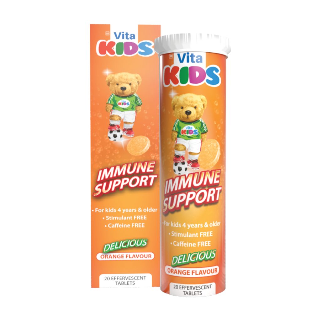Vita Kids Immune Support Effervescent Tablets 20s Orange