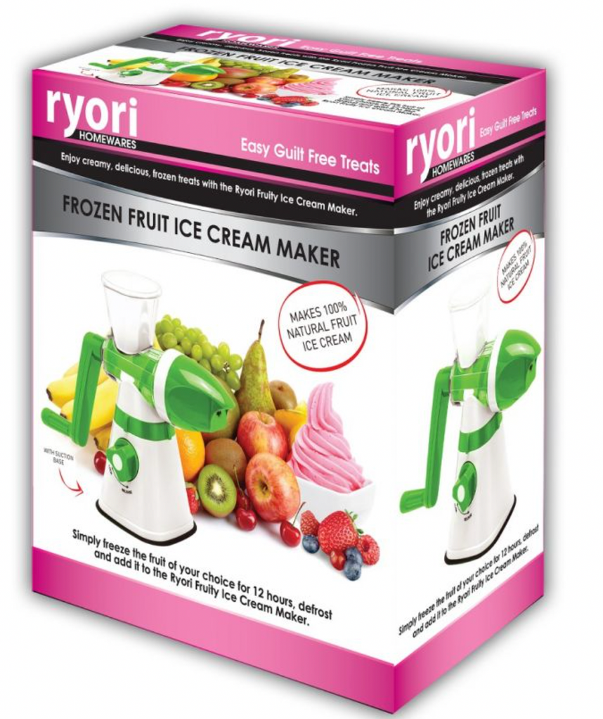 Ryori Frozen Fruit Ice Cream Maker TV Mall